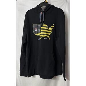NWT Fanatics Mens Long Sleeve Kyle Busch 18 M&M Nascar Pullover Hoodie Size 2XL‎